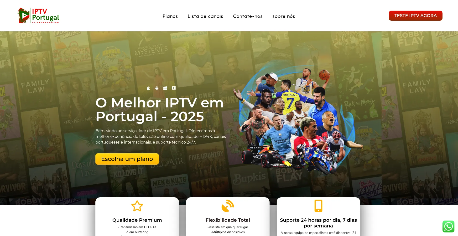 Iptvportugal.co Screenshot