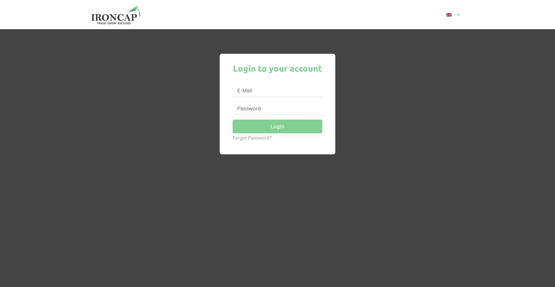 Iron-cap.io Screenshot