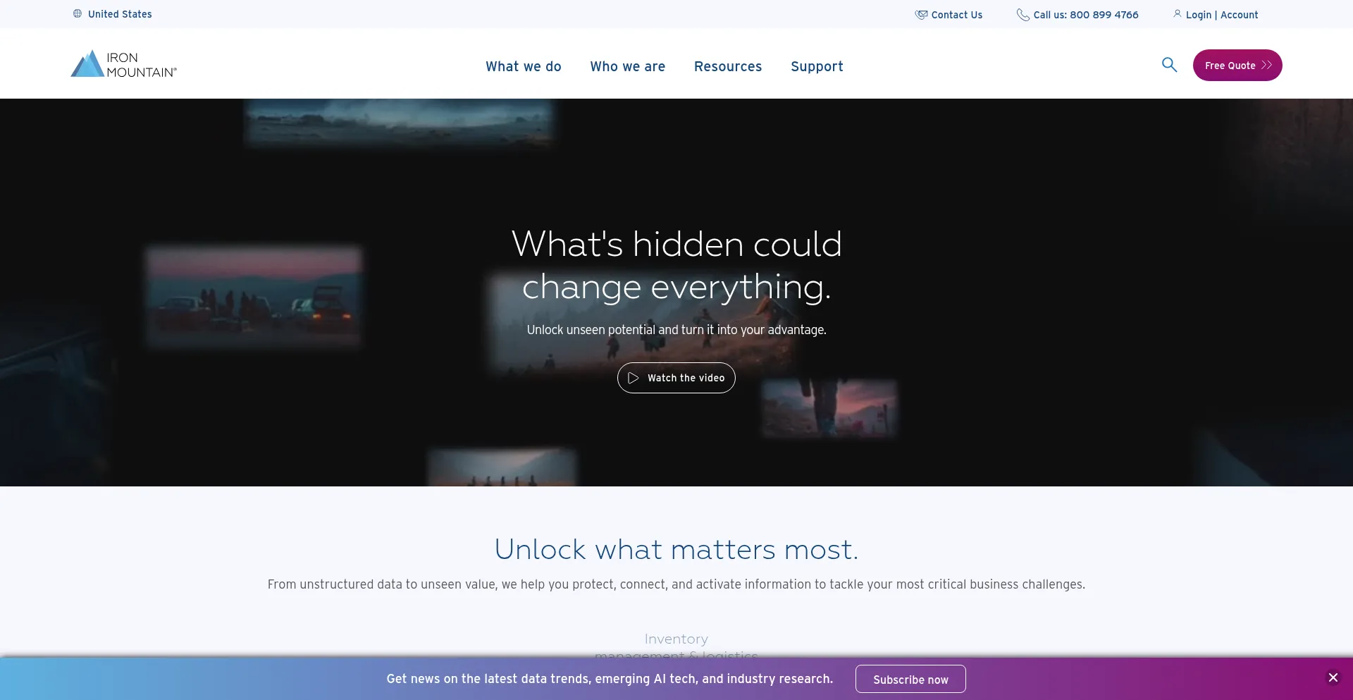 Ironmountain.com Screenshot