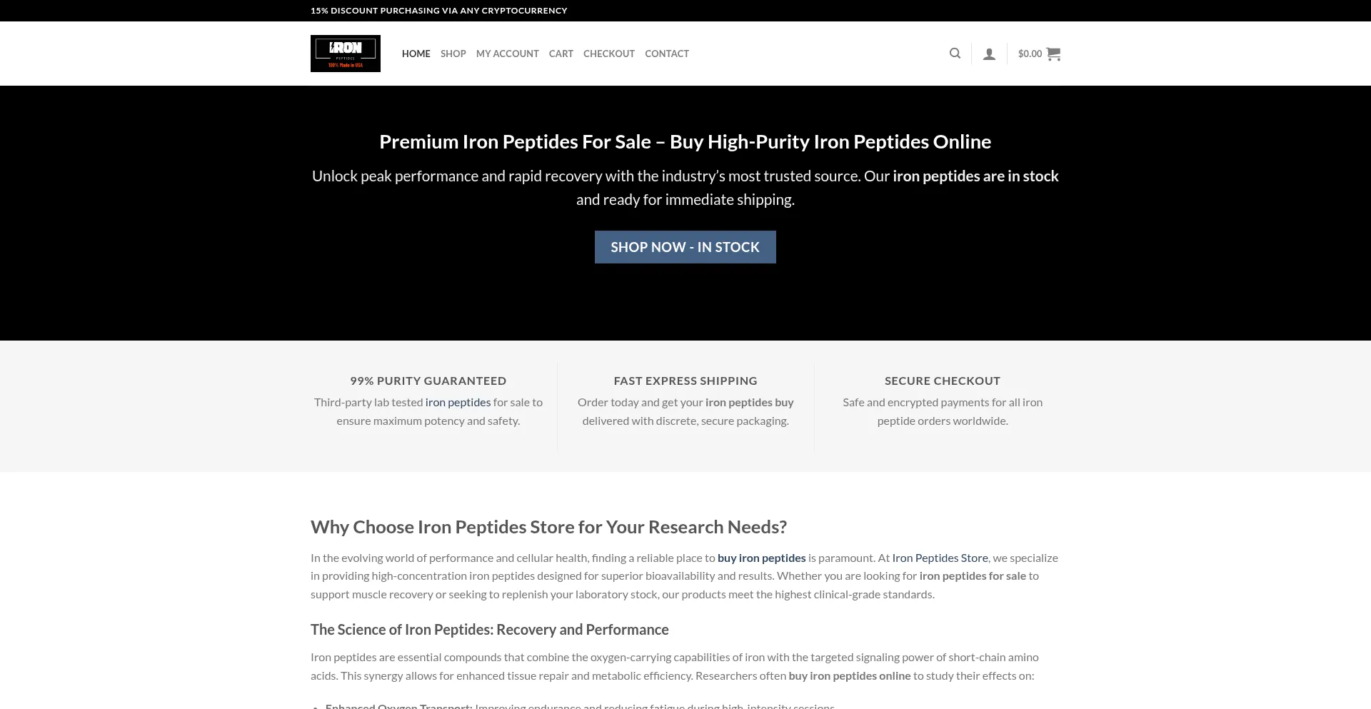 Ironpeptidesstore.com
