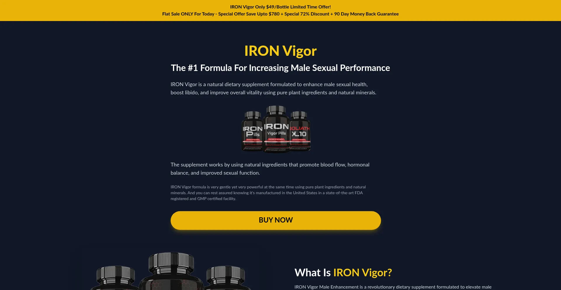 Ironvigor.g9usa.store Screenshot