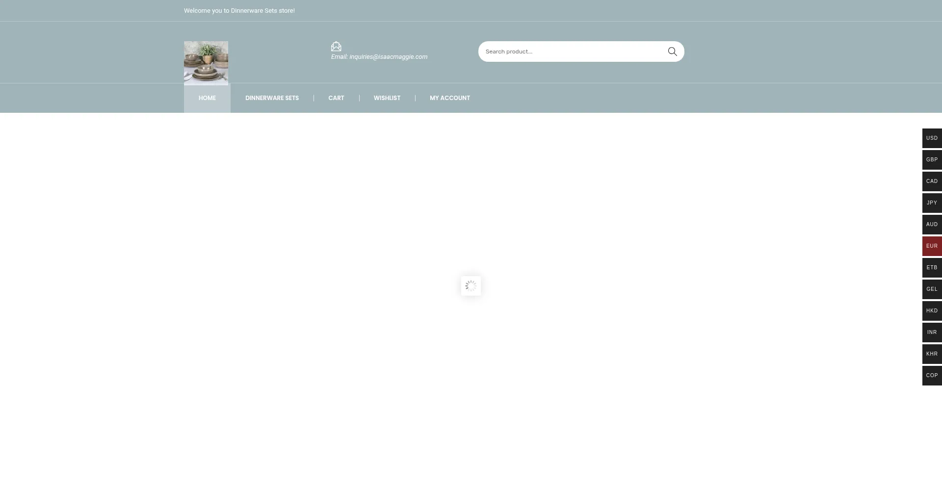 Website screenshot of Isaacmaggie.com