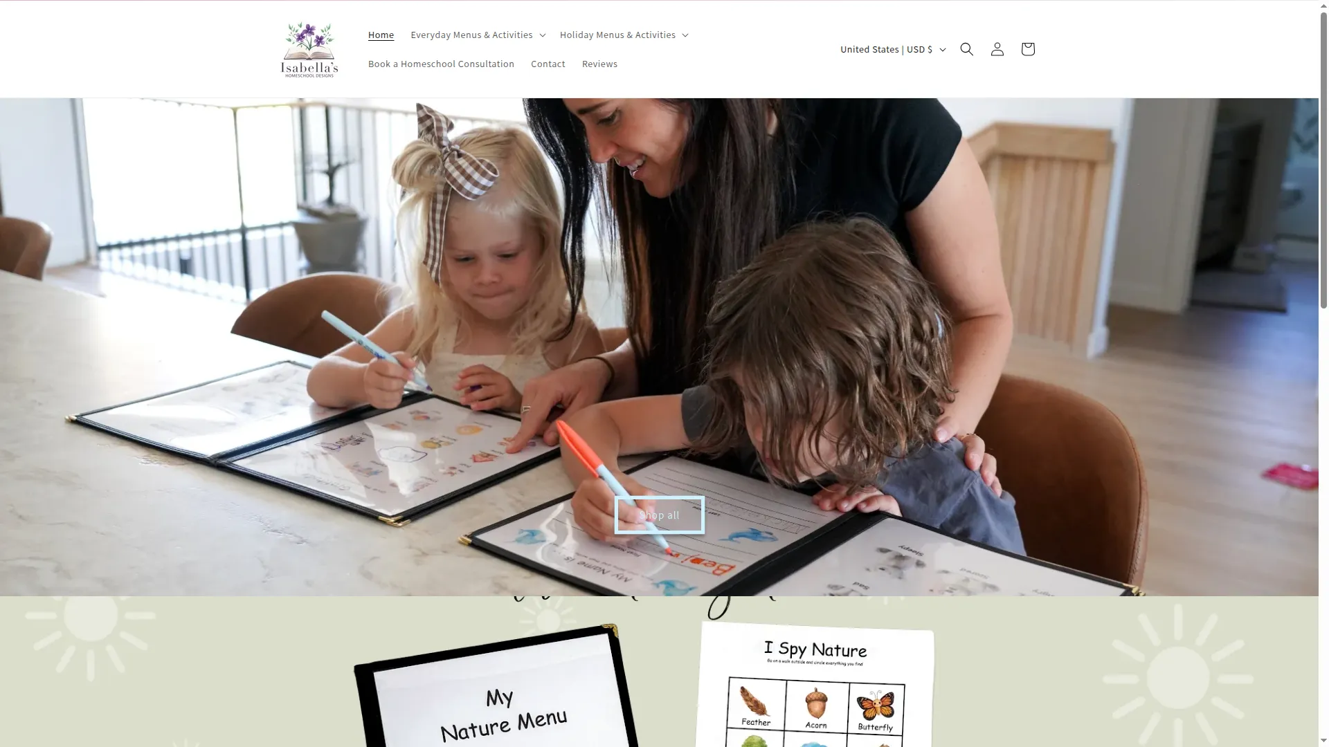 Isabellashomeschooldesigns.com