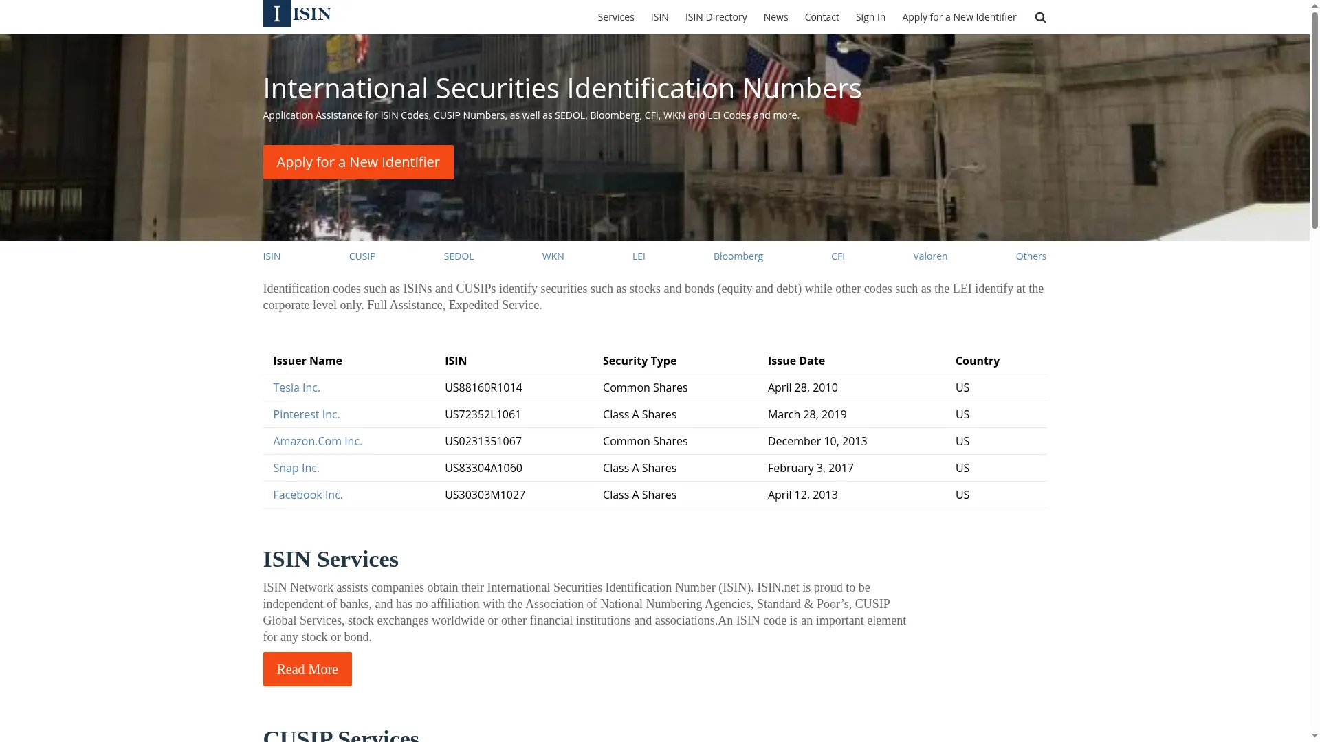 Isin.net