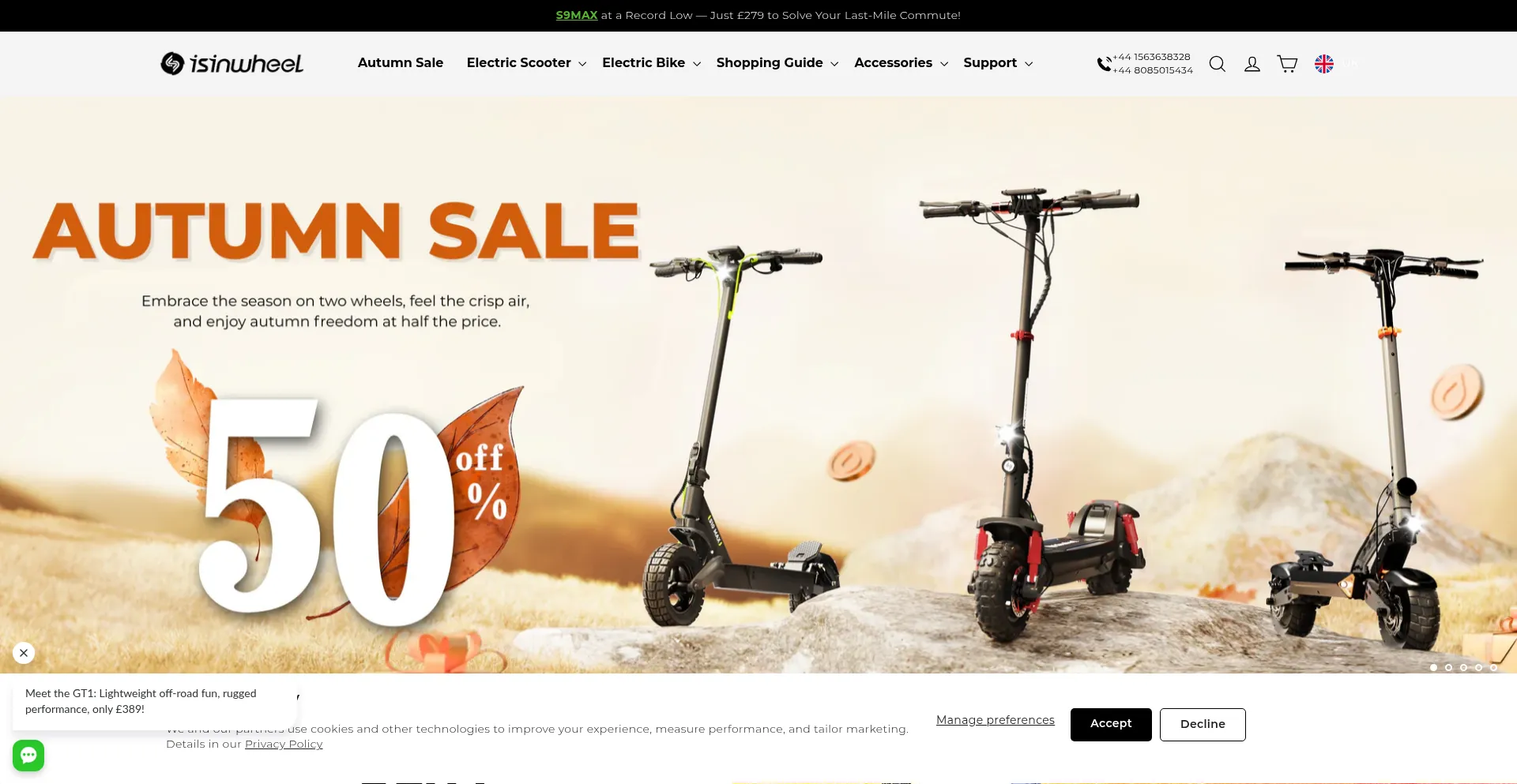 Isinwheel.co.uk Screenshot