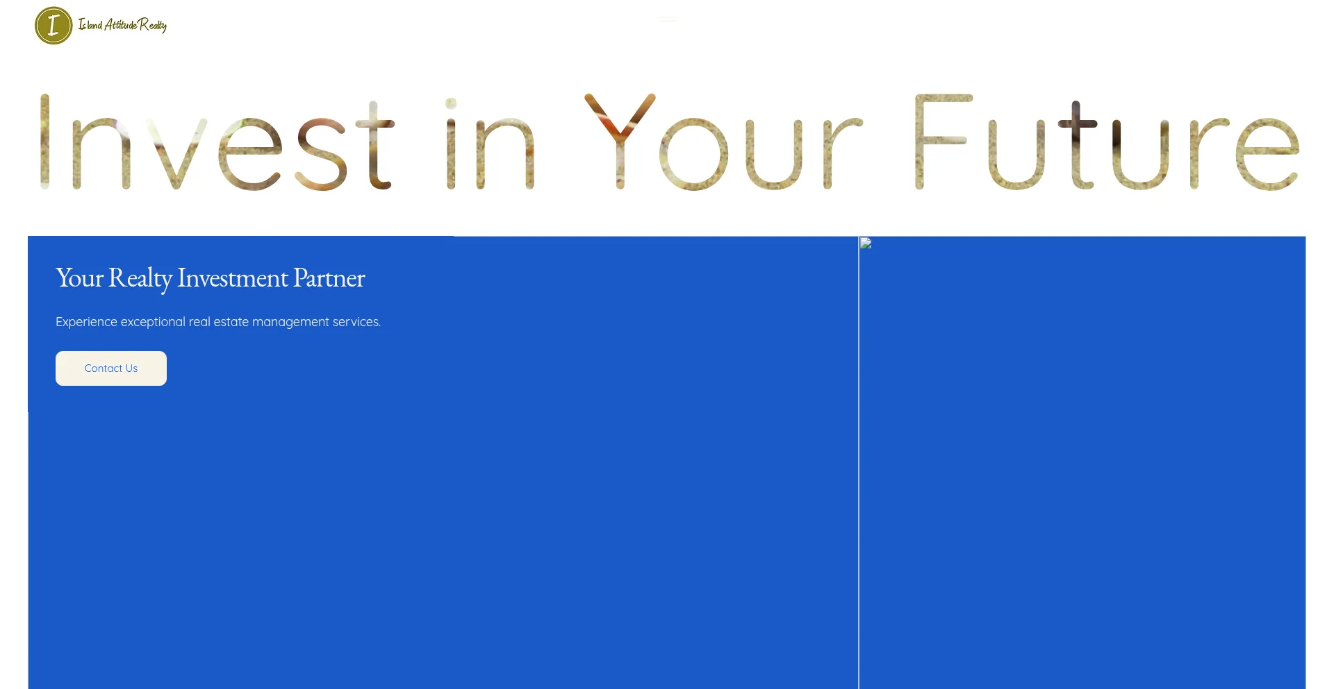 Website screenshot of Islandattituderealestate.com