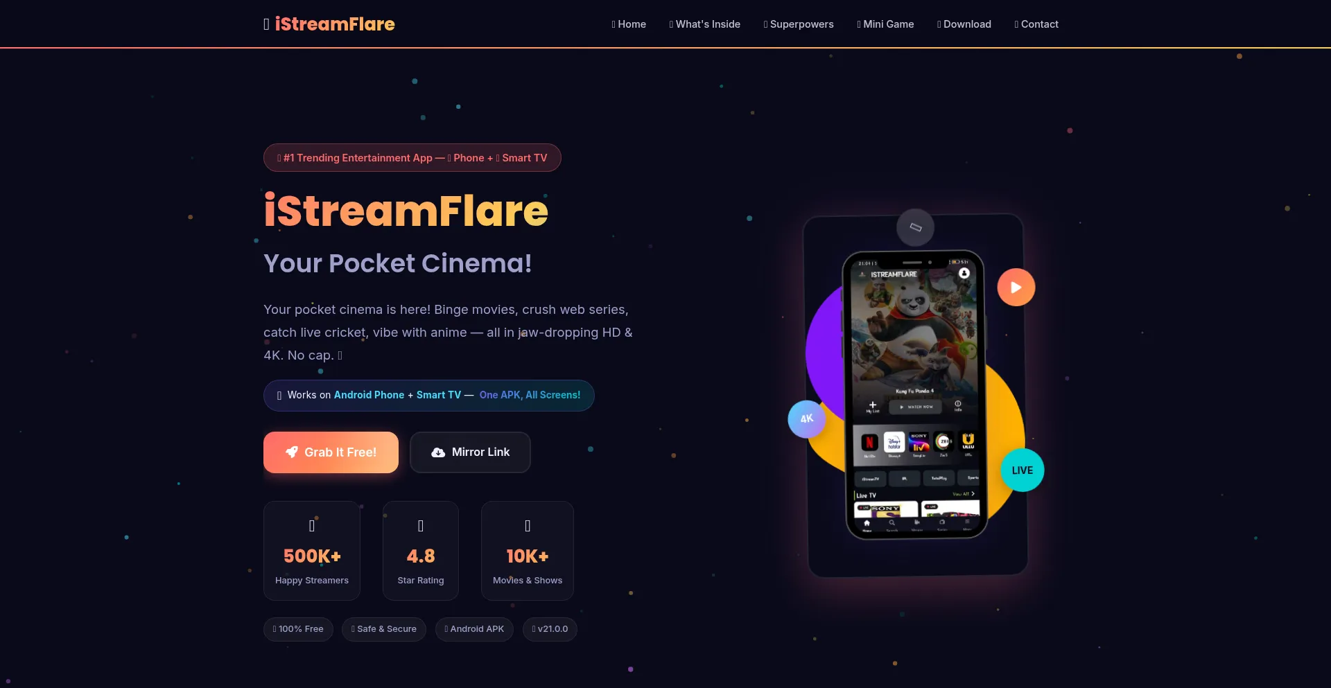 Istreamflare.in
