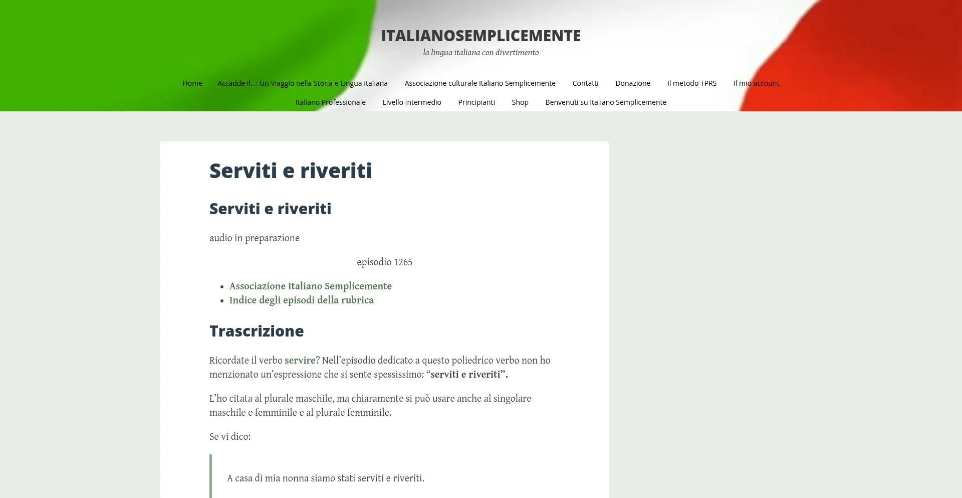 Italianosemplicemente.com