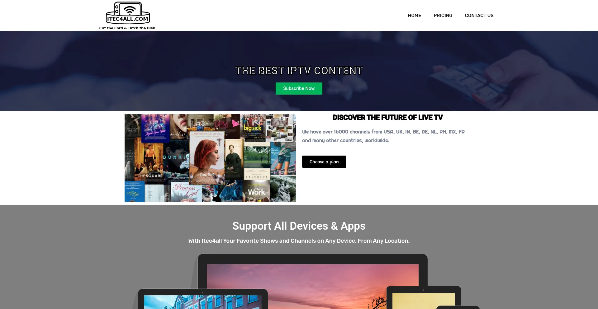 Itec4all.com Screenshot