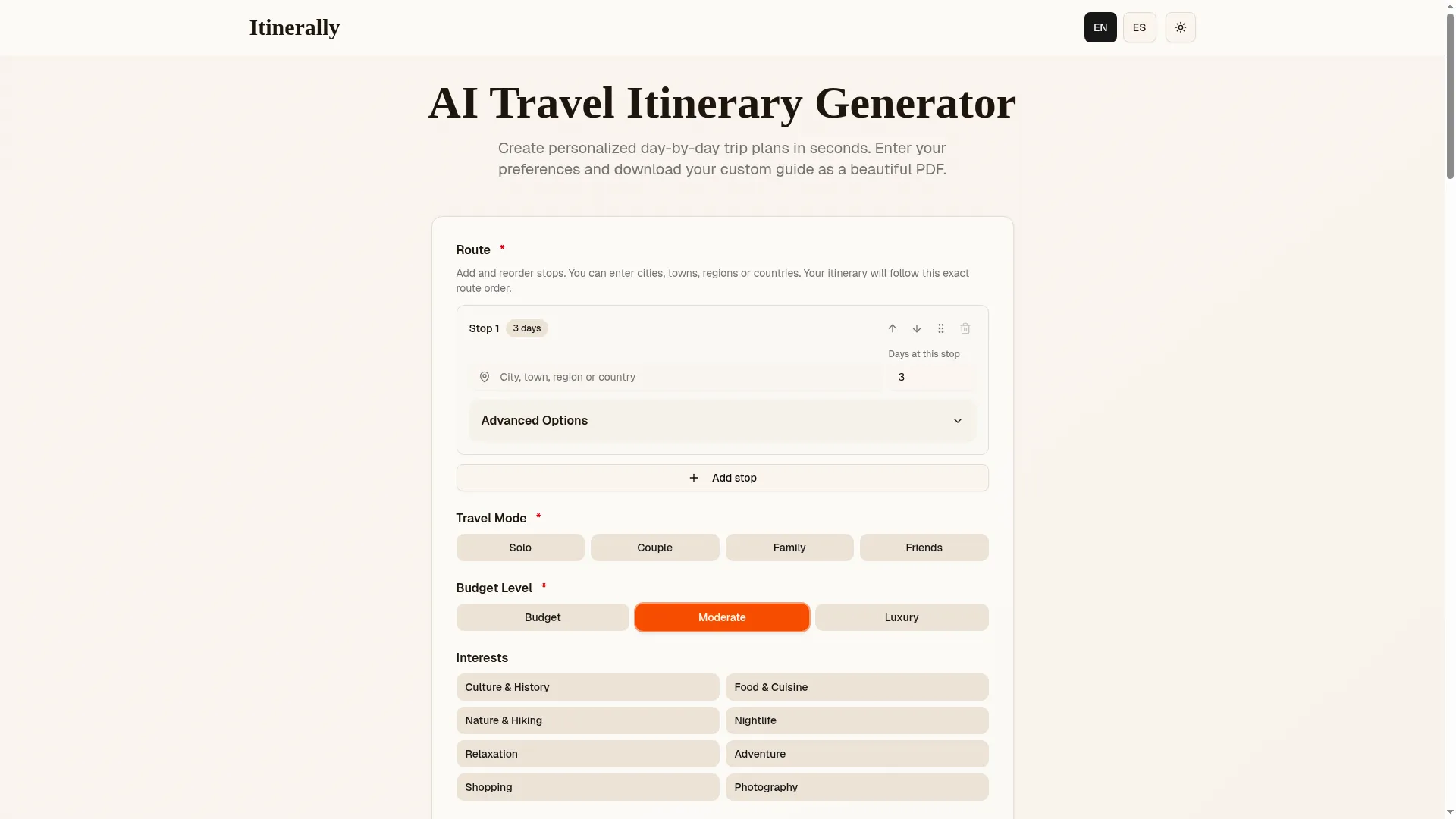 Itinerally.com