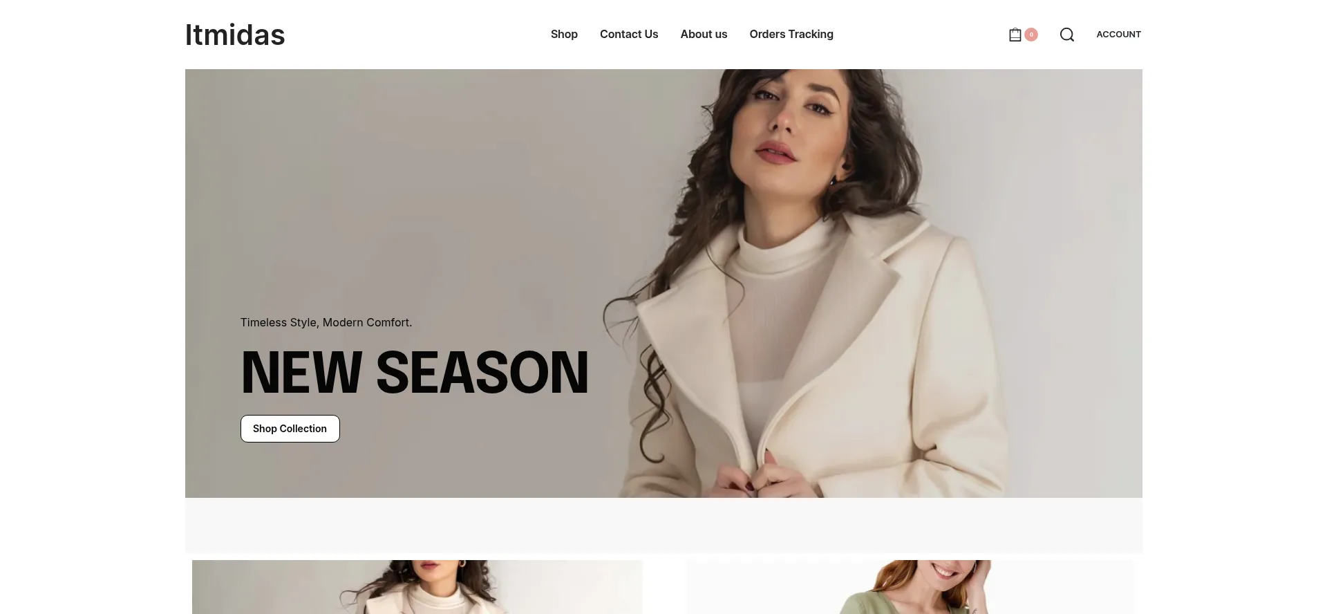 Website screenshot of Itmidas.com