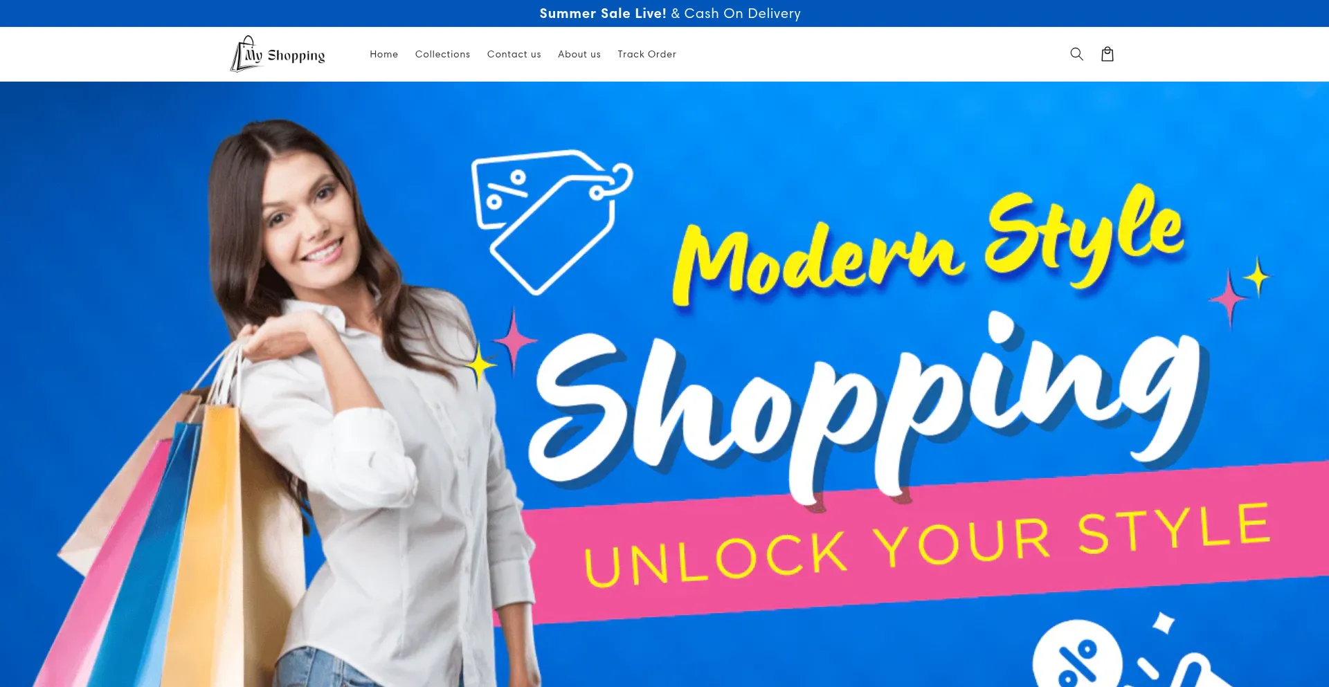 Website screenshot of Its-my-shopping.com