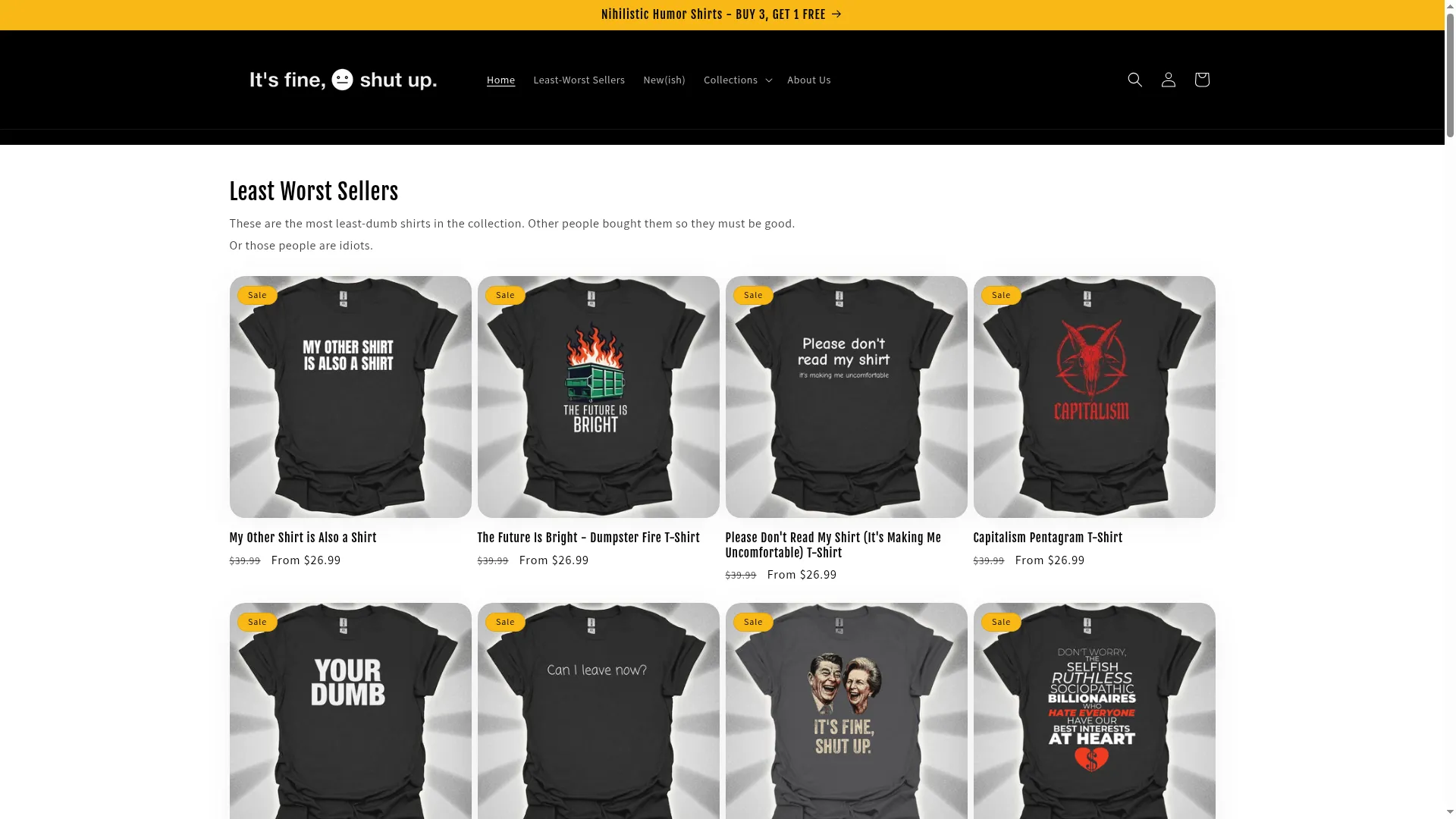 Itsfineshutup.com