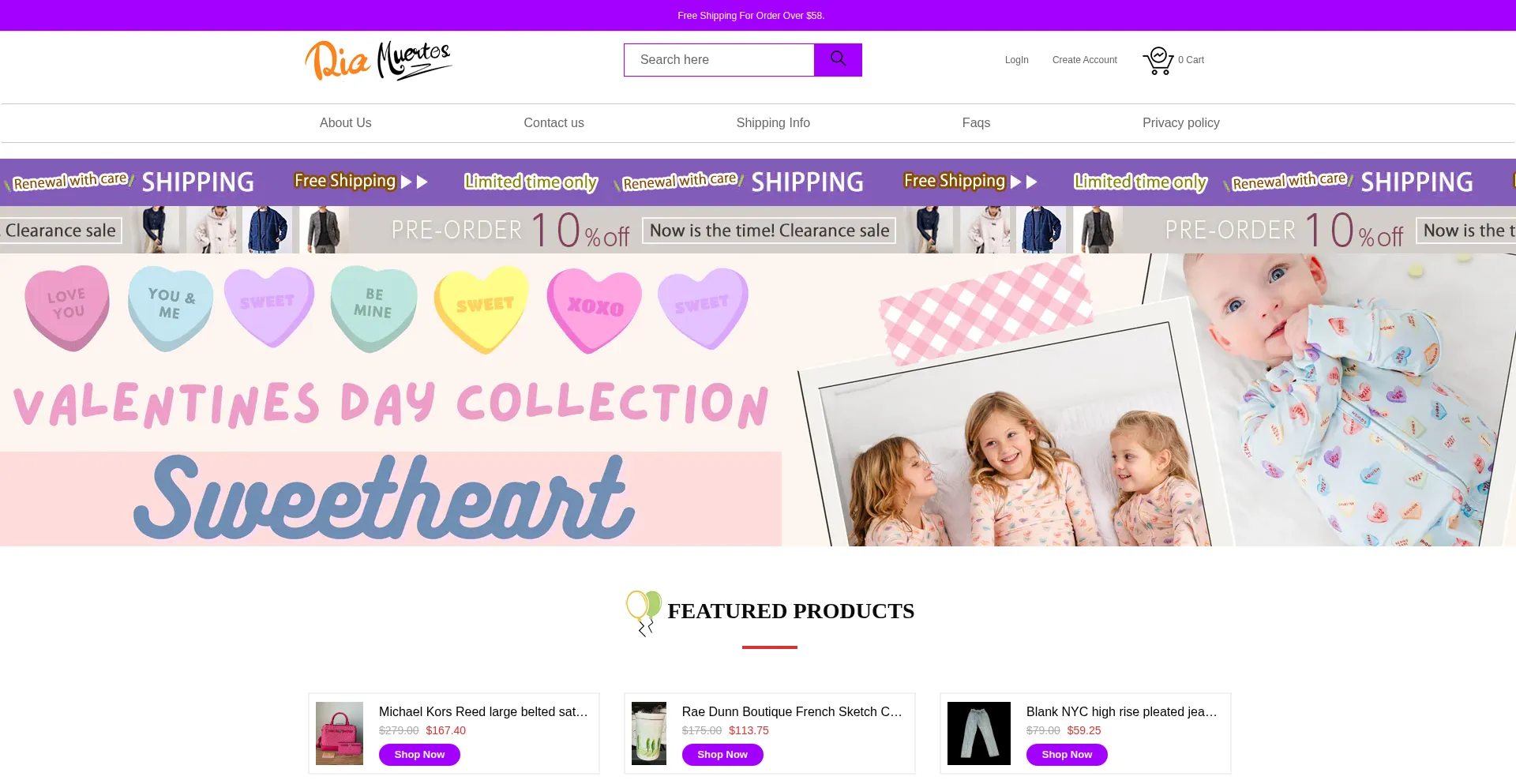 Website screenshot of Itski.inforced.baby