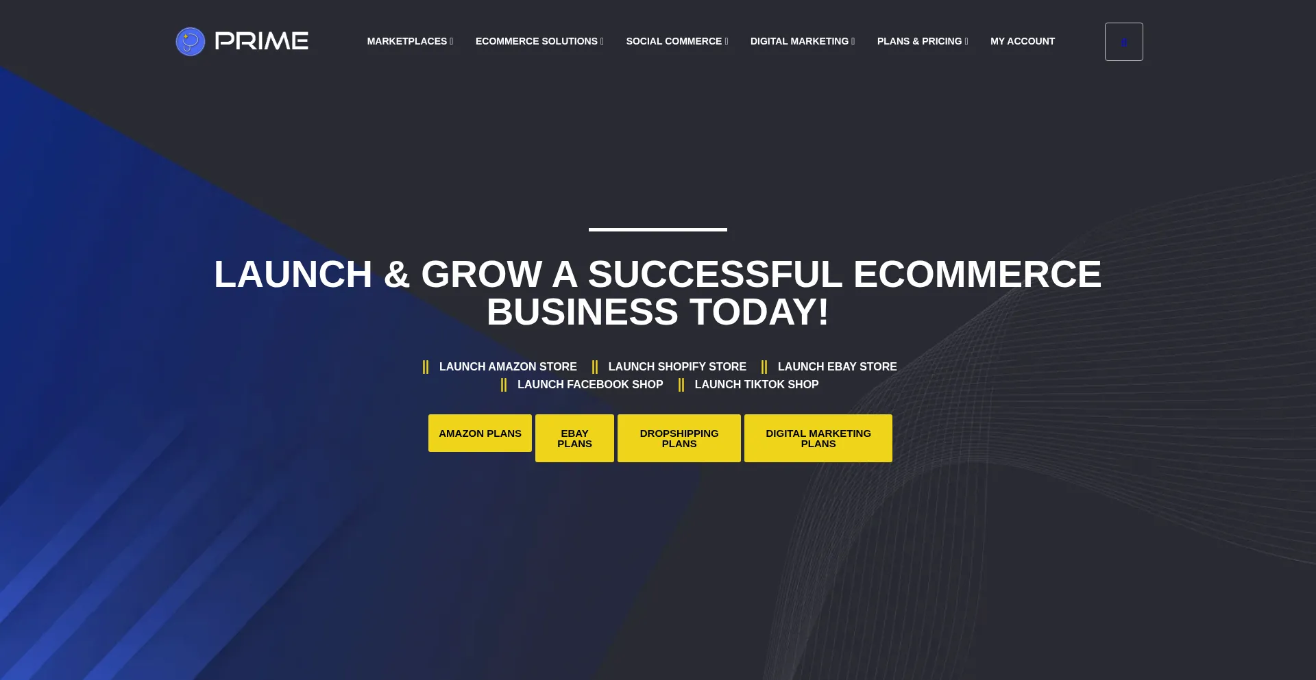 Website screenshot of Itsprime.co.uk