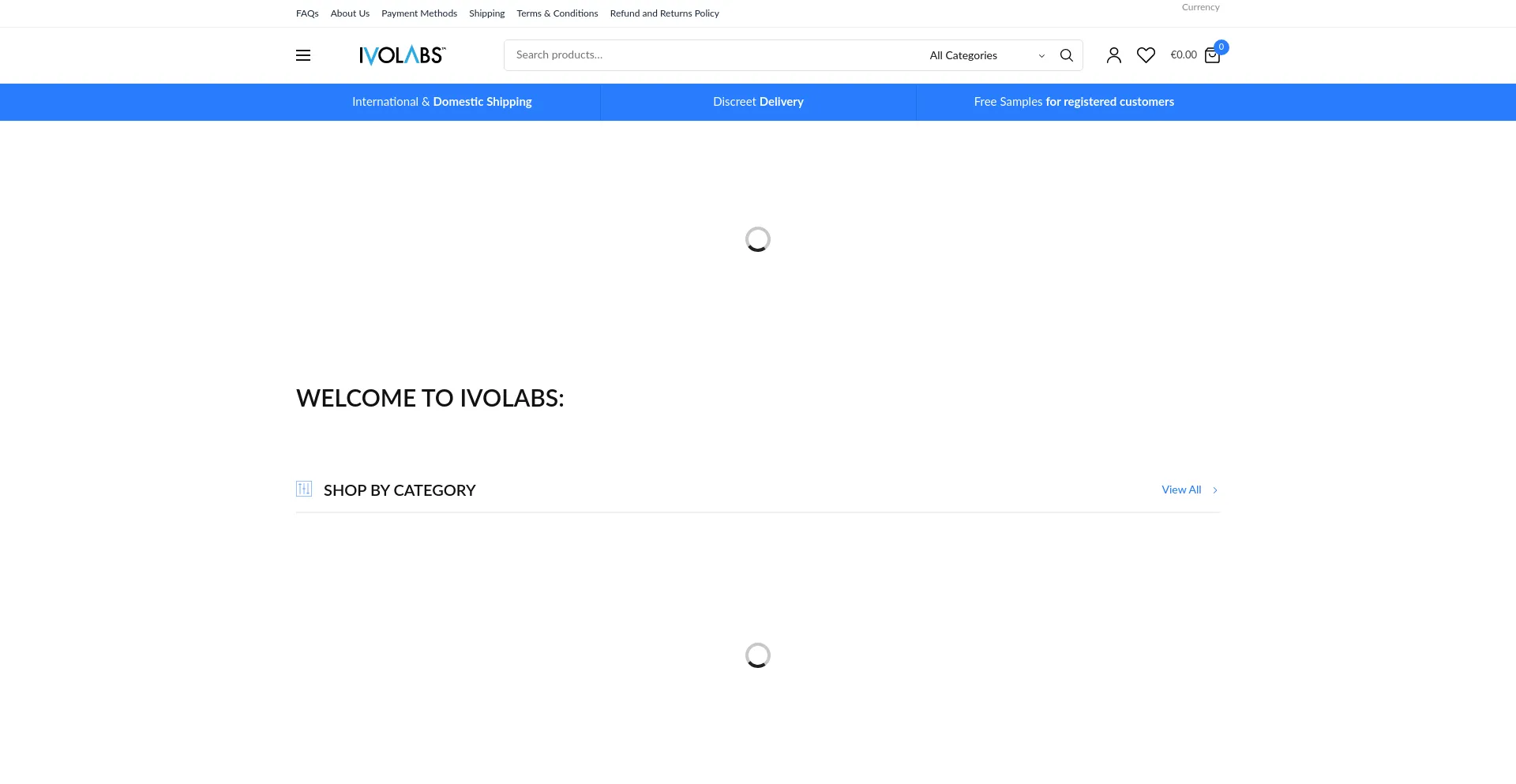 Website screenshot of Ivolabs.com