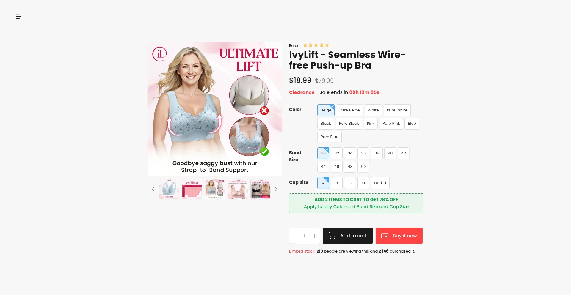 Website screenshot of Ivylift.com