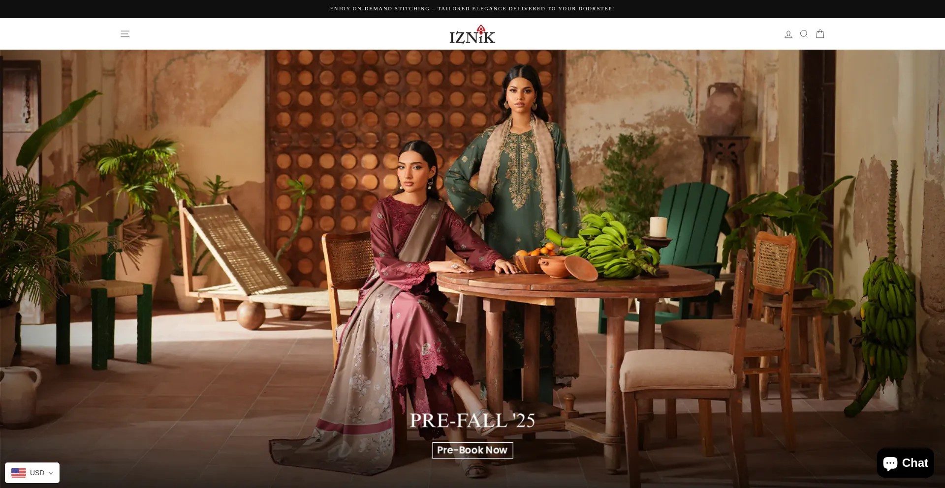 Iznikfashions.com Screenshot