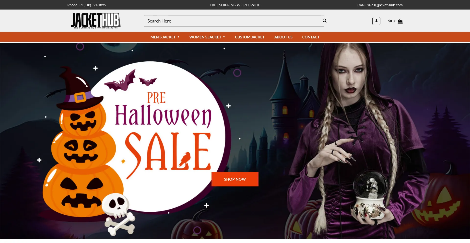 Jacket-hub.com Screenshot
