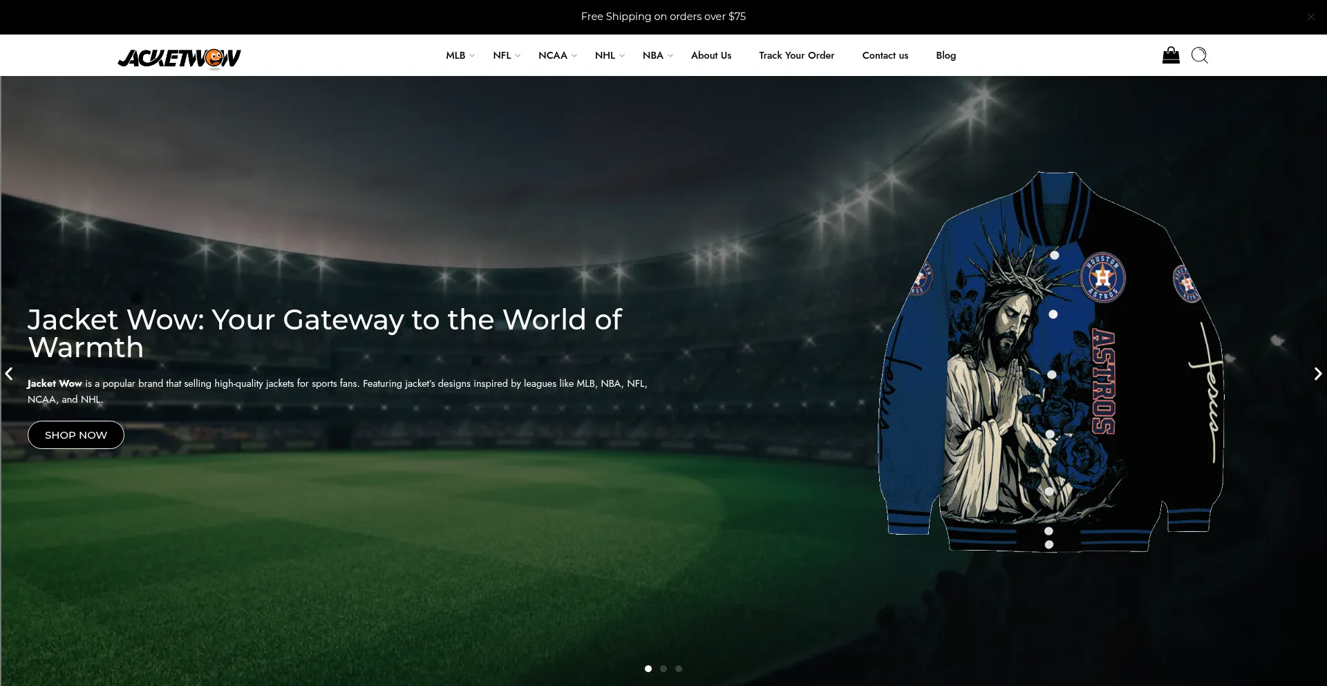 Jacketwow.com Screenshot