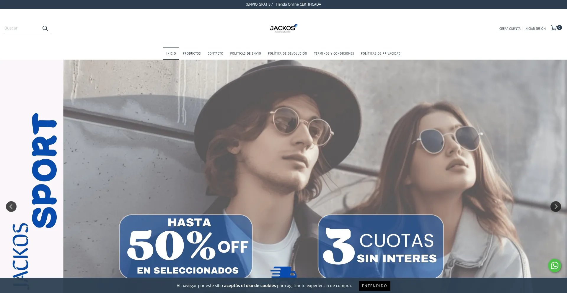 Is Jackossport.mitiendanube.com Safe?