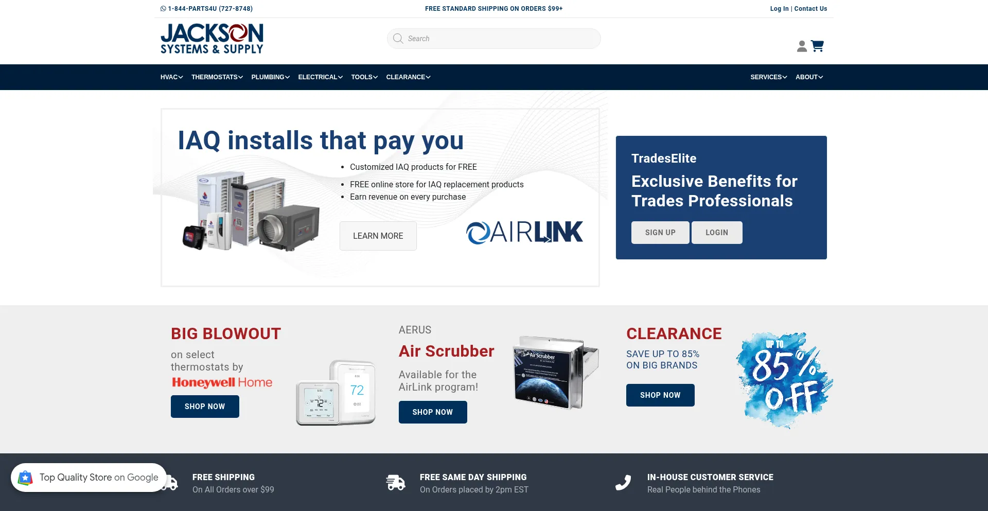 Jacksonsystems.com Screenshot