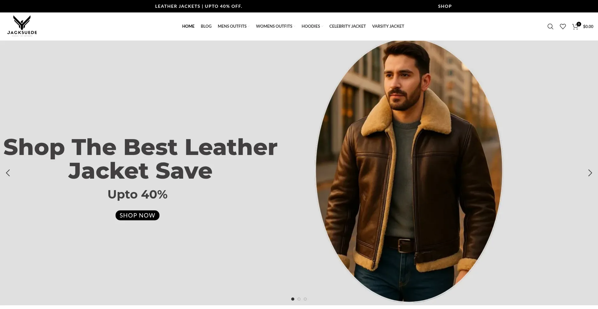 Jacksuede.com Screenshot