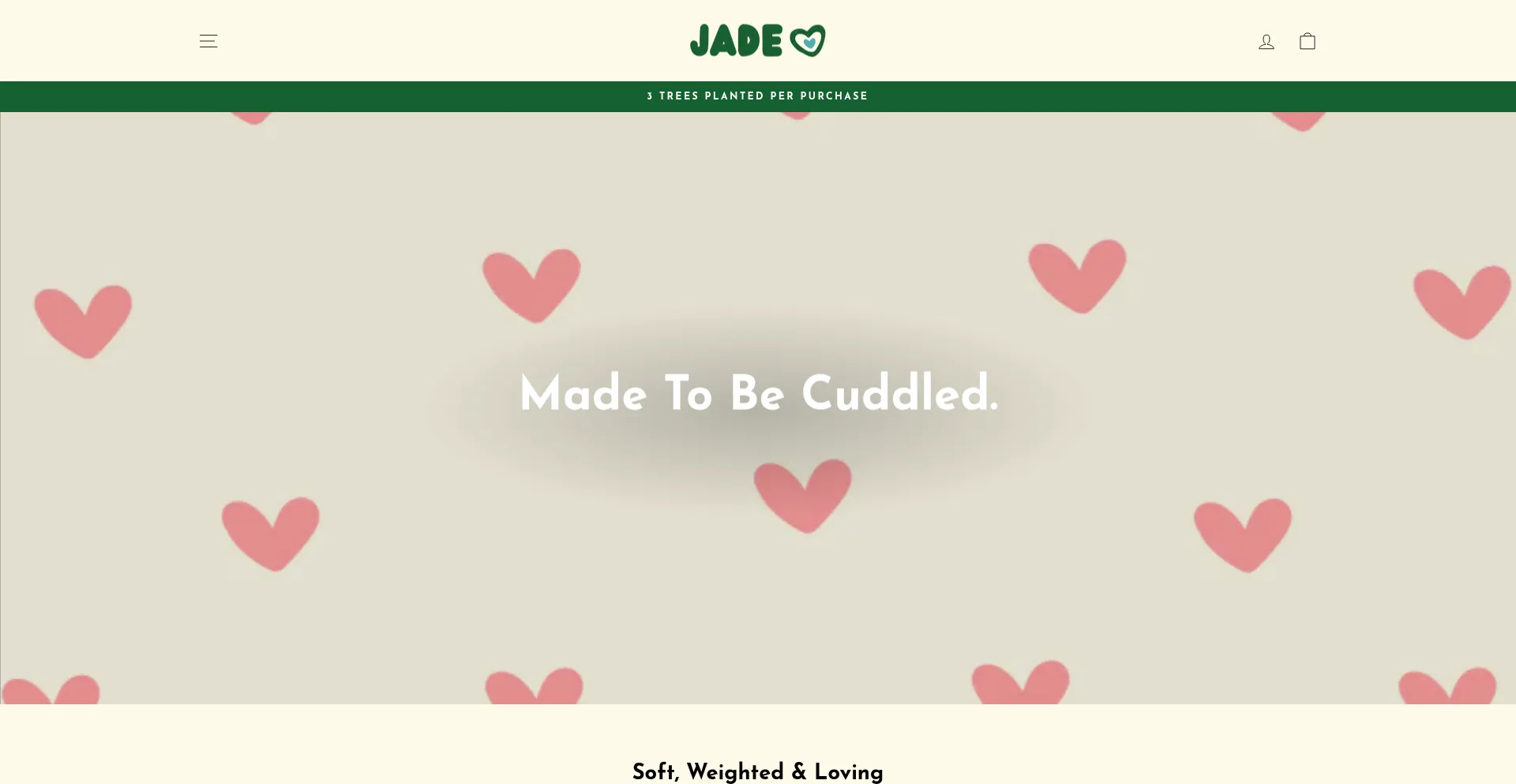 Website screenshot of Jadeplush.com