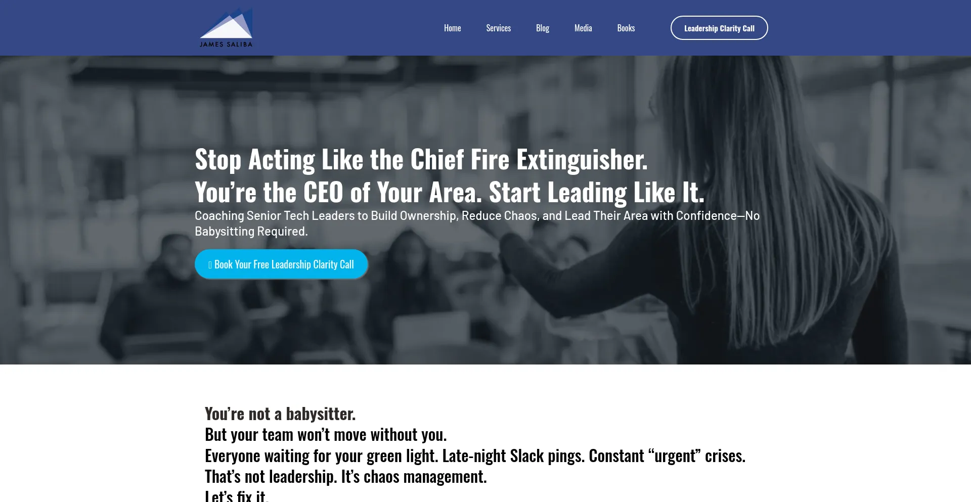 Jamessaliba.com Screenshot