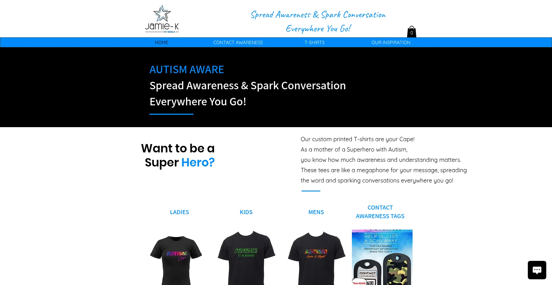 Website screenshot of Jamie-k.com.au