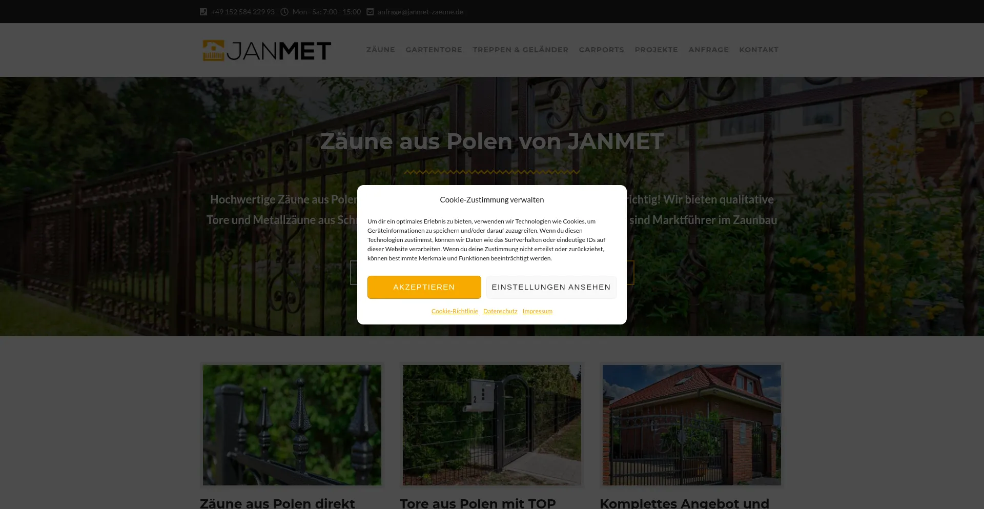 Janmet-zaeune.de