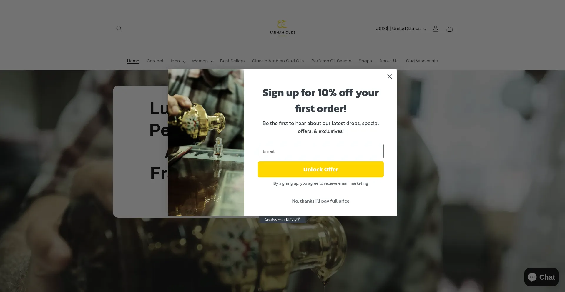 Website screenshot of Jannahouds.com