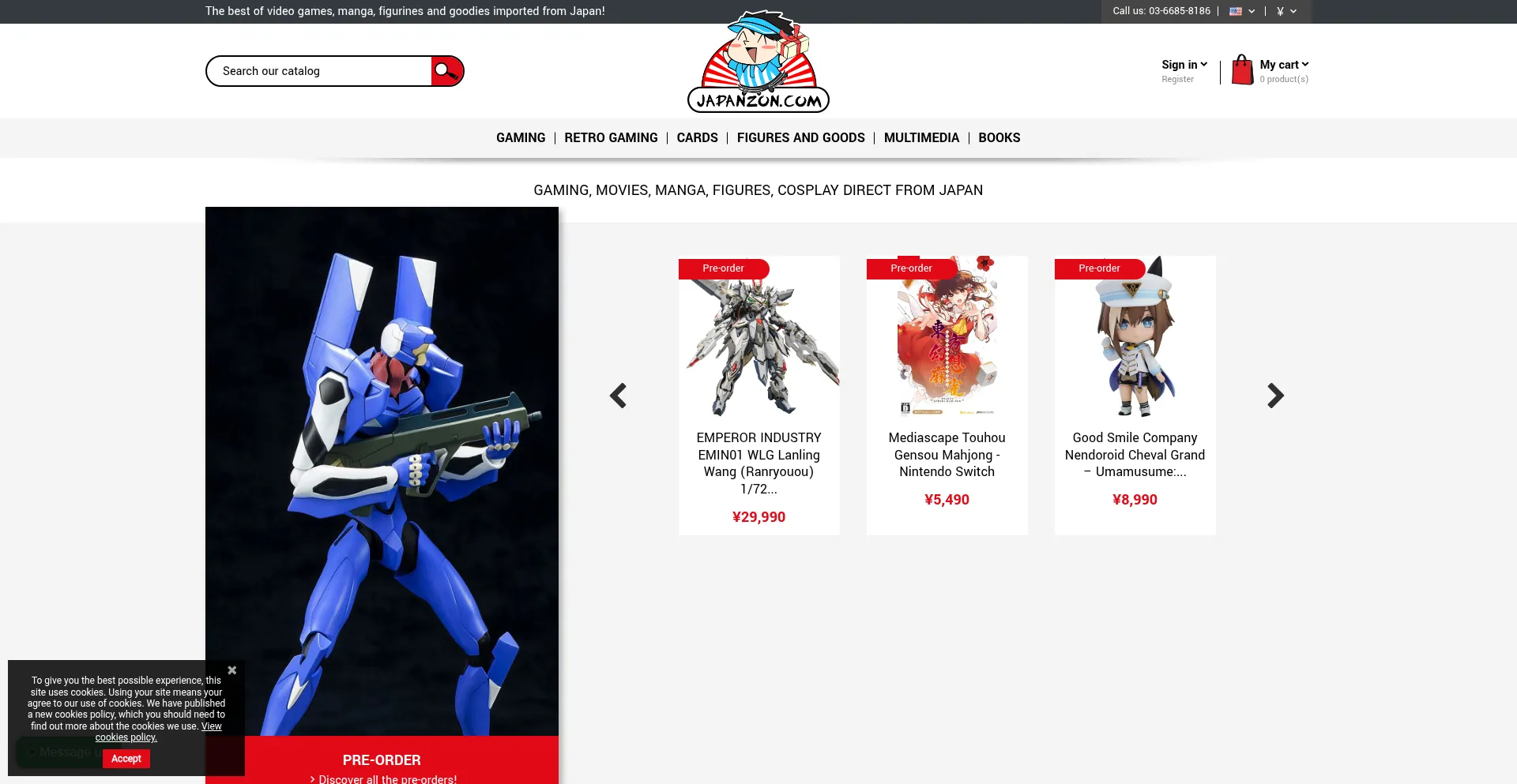 Japanzon.com Screenshot