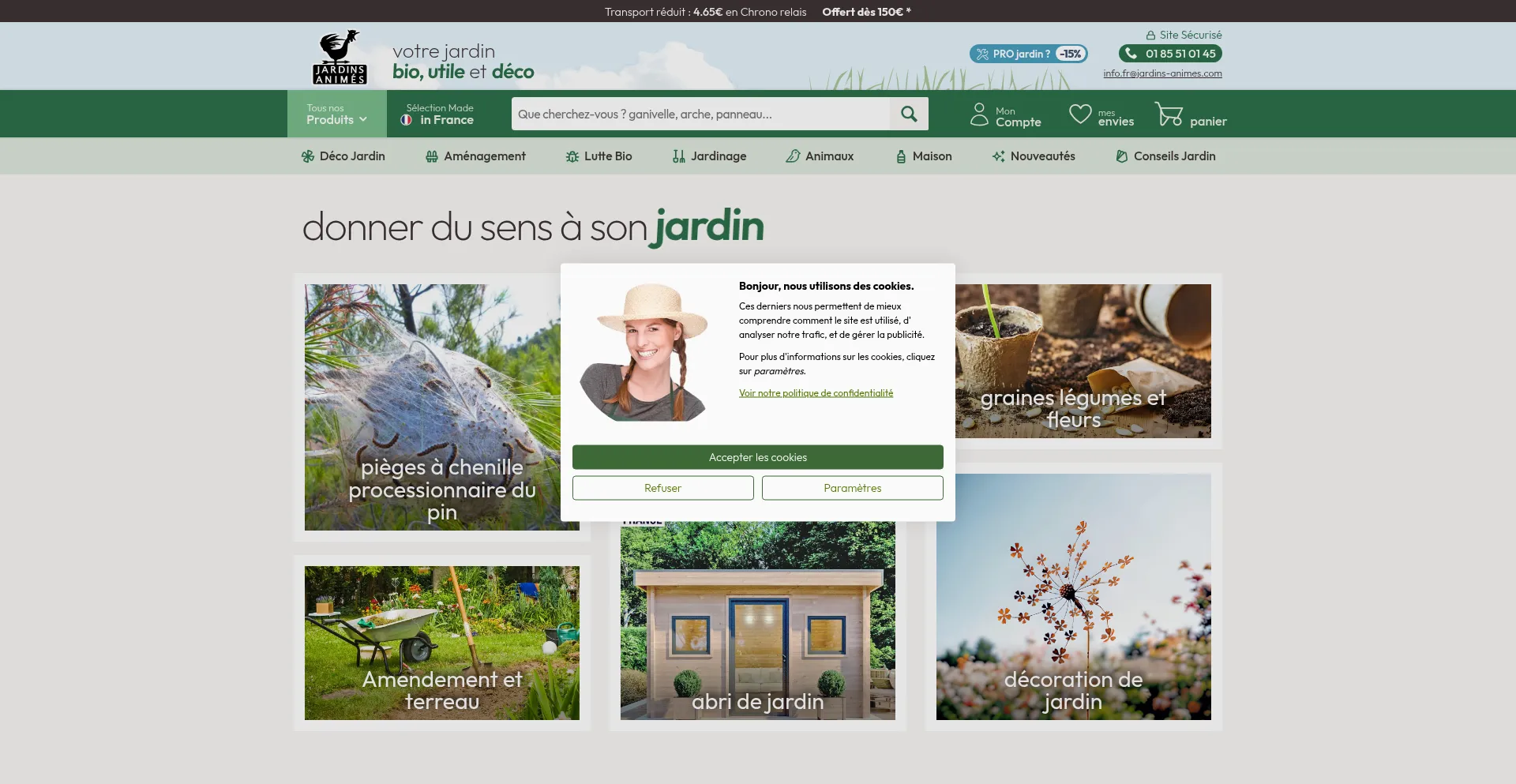 Jardins-animes.com Screenshot