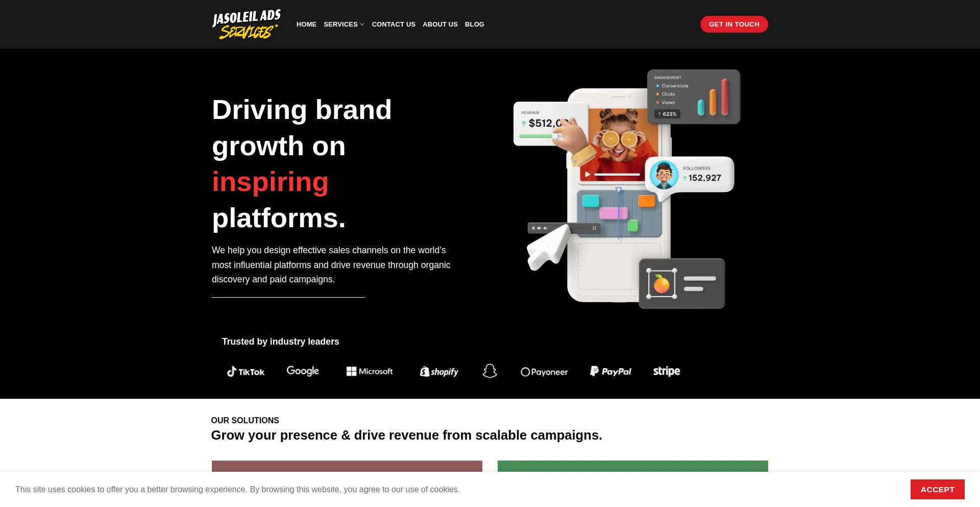 Jasoleil.services Screenshot