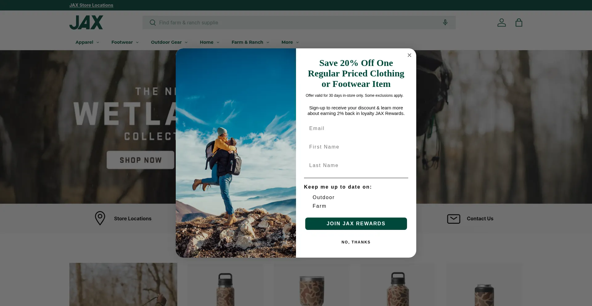 Jaxgoods.com Screenshot