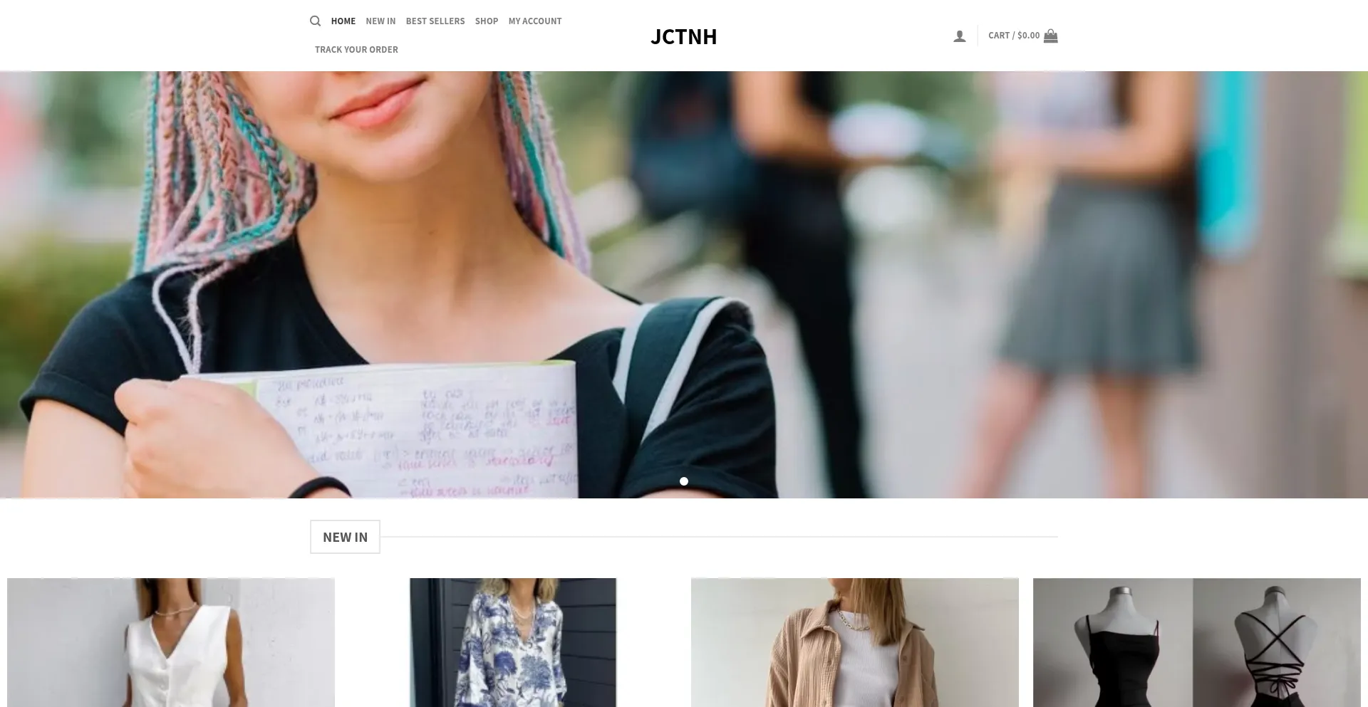 Website screenshot of Jctnh.cn