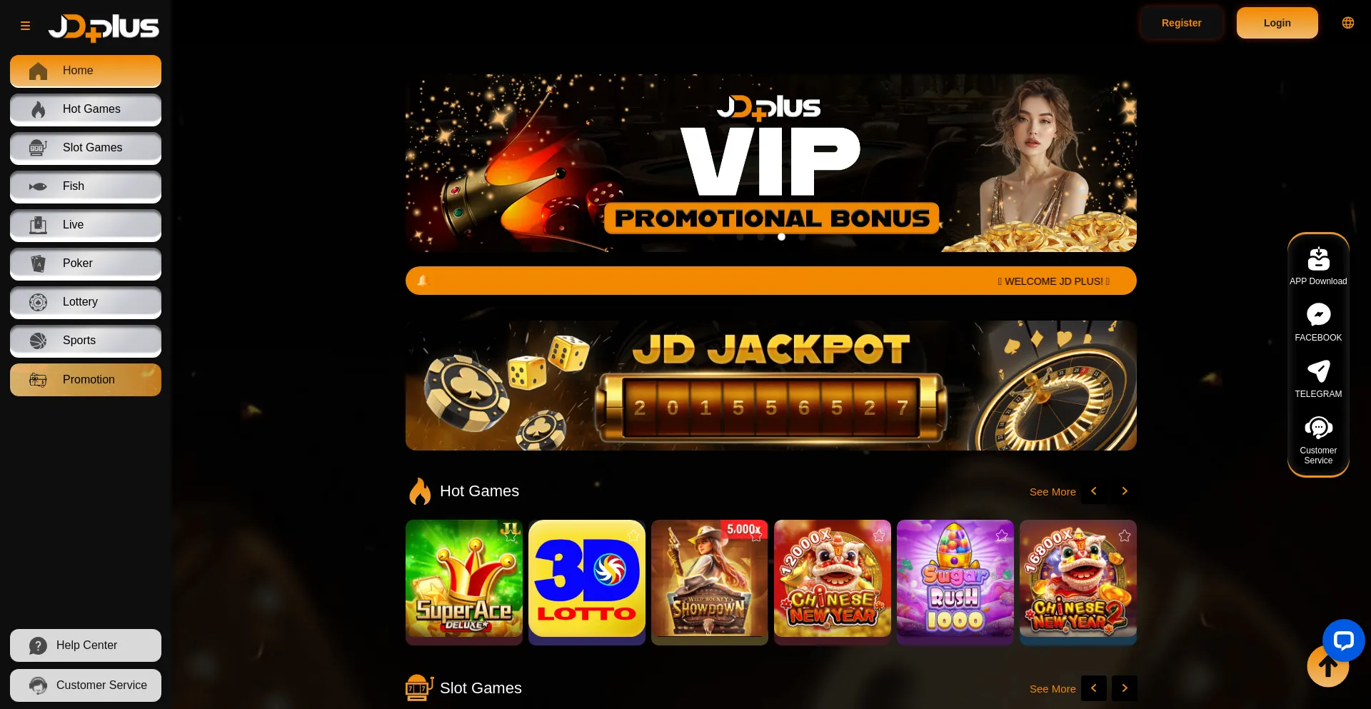 Website screenshot of Jdplus88.com