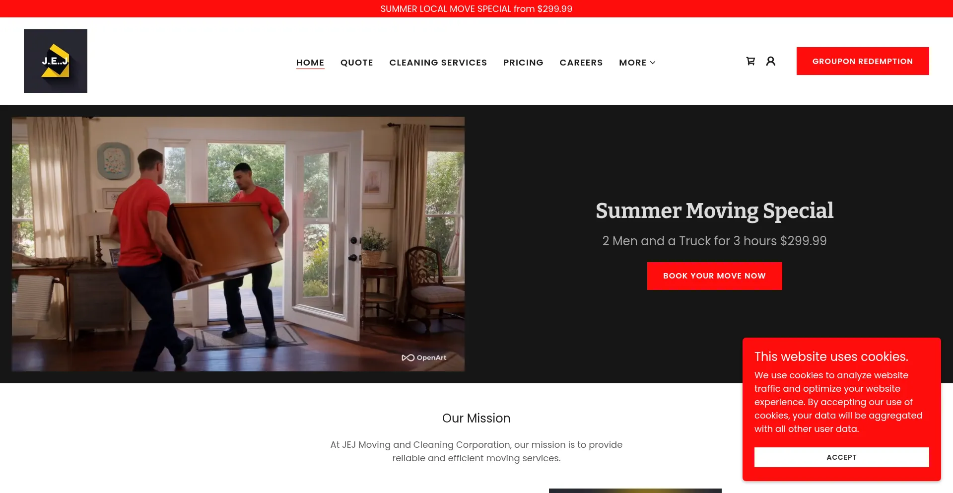 Jejmovingandcleaningcorporation.com