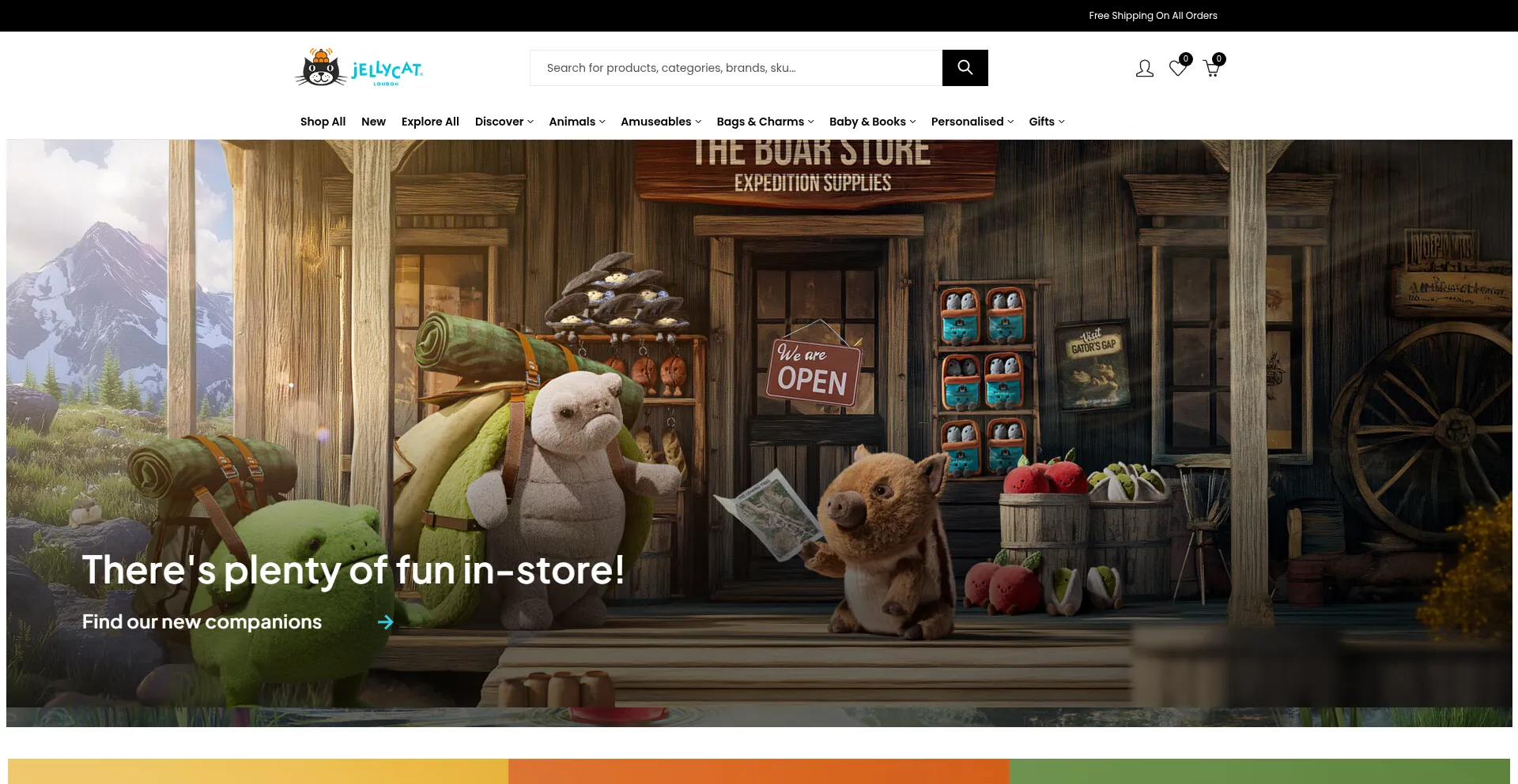 Website screenshot of Jellycatusa.my