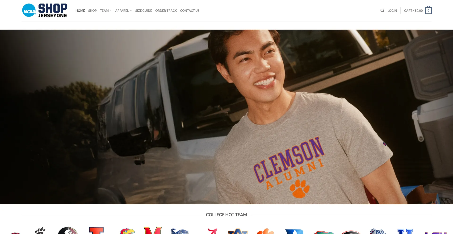 Website screenshot of Jerseybest.shop