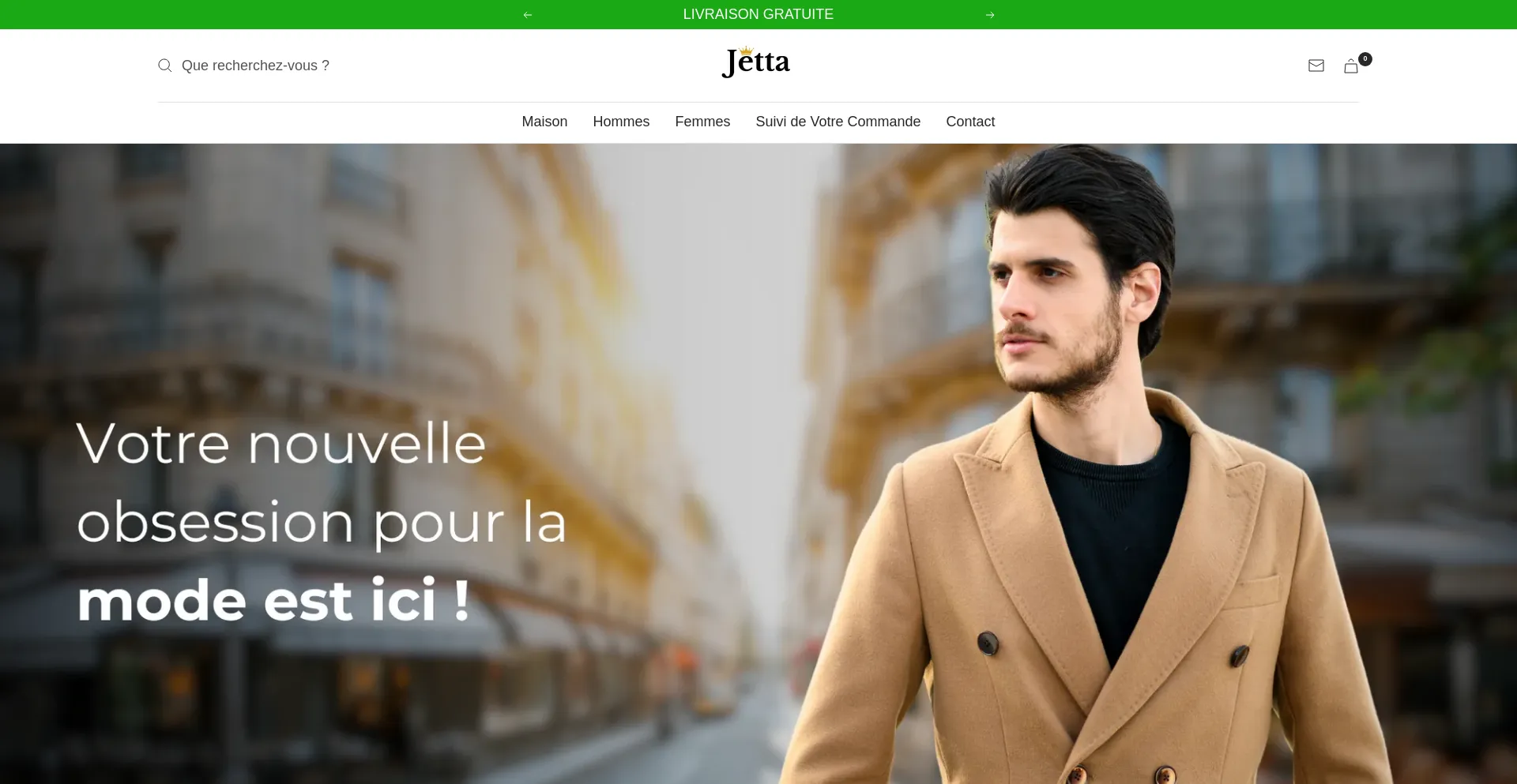 Website screenshot of Jetta-fr.com