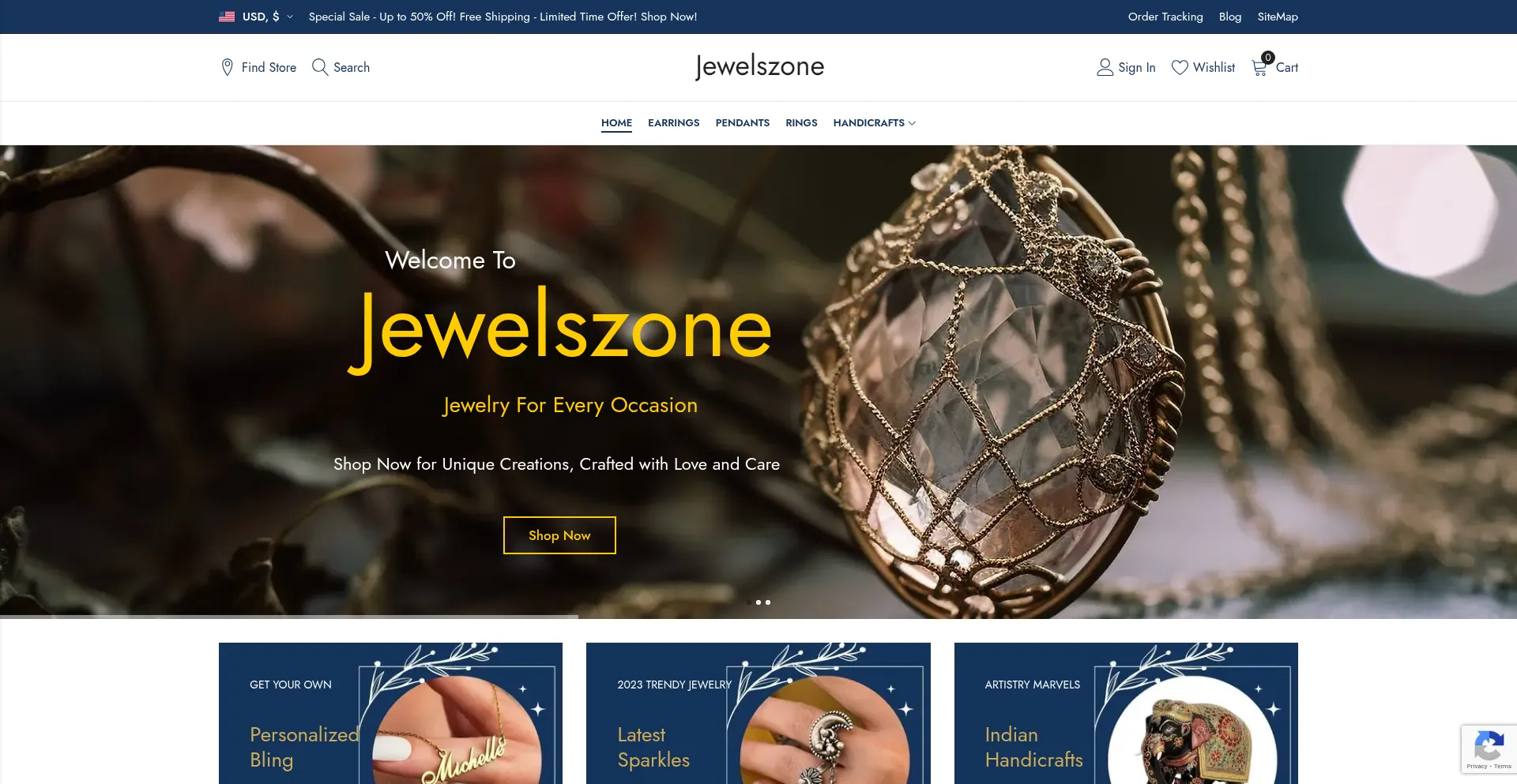 Jewelszone.com Screenshot