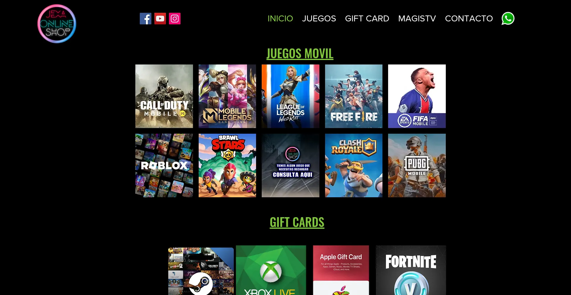 Website screenshot of Jexaecuador.com