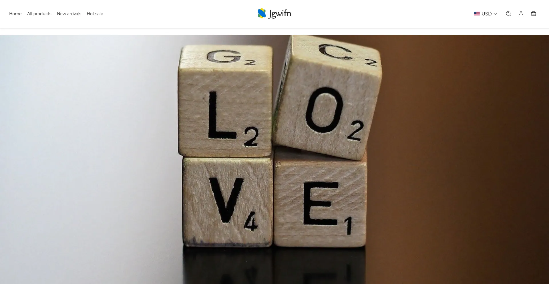 Website screenshot of Jgwifn.com