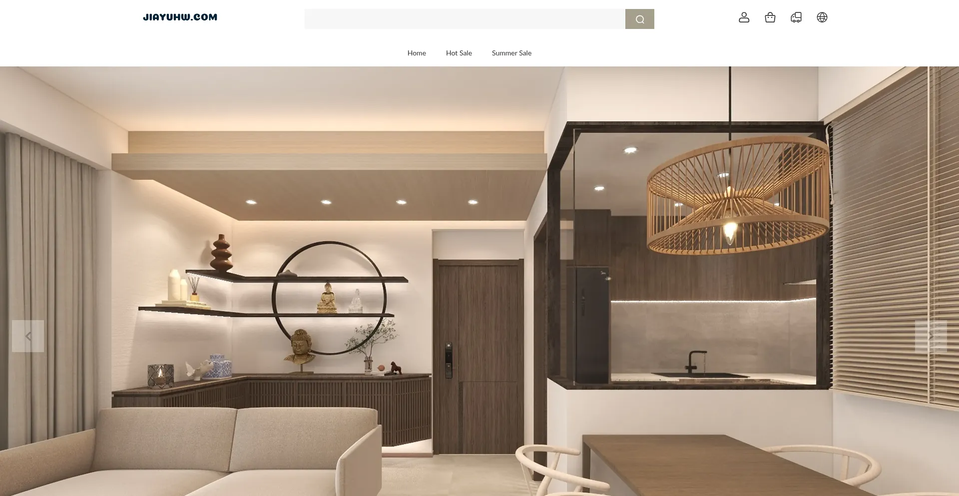 Website screenshot of Jiayuhw.com