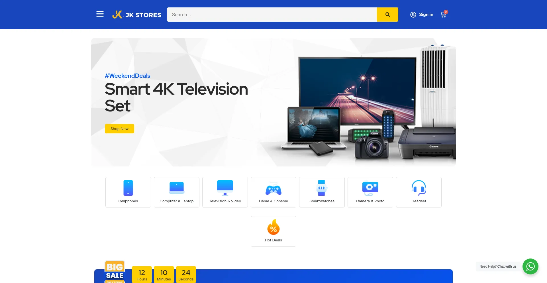 Jkstoresltd.com Screenshot