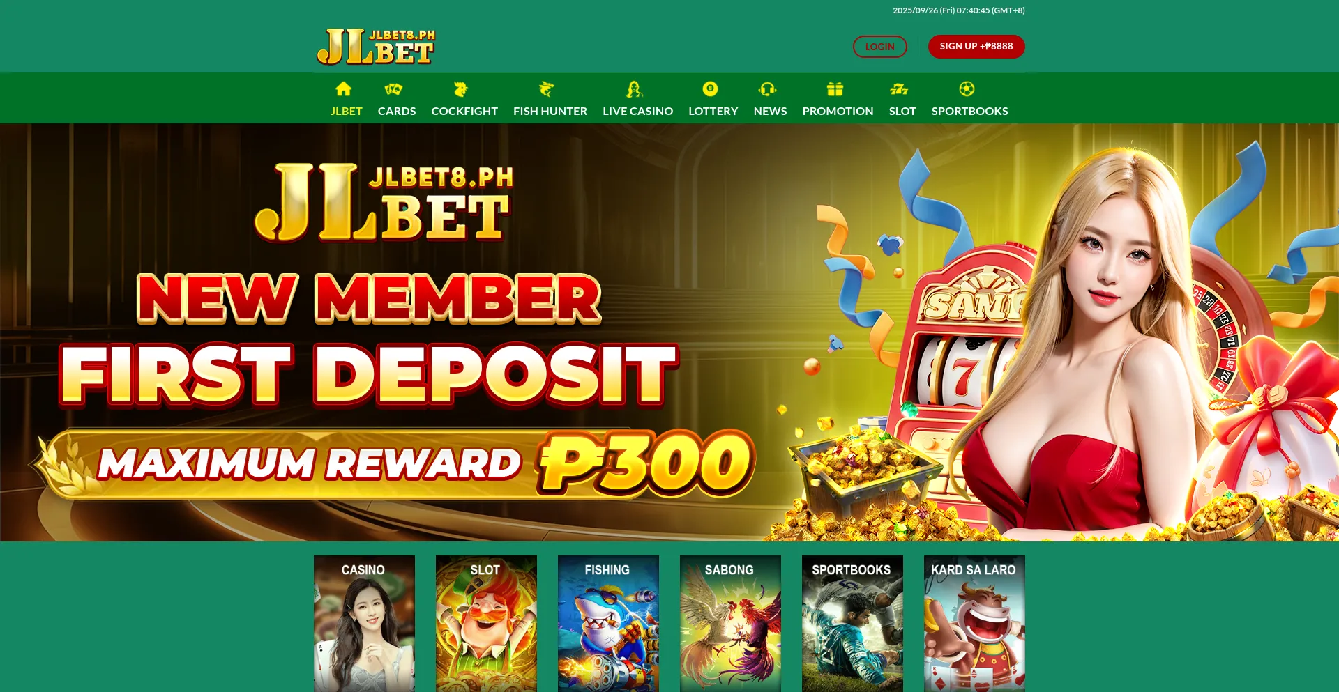 Jlbet8.ph Screenshot