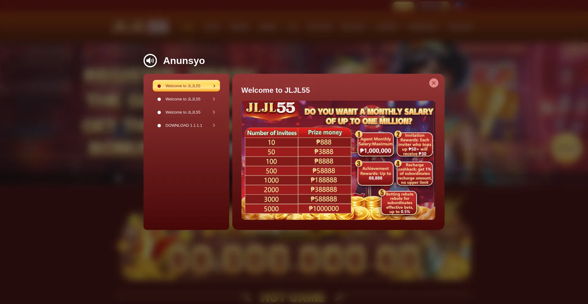 Website screenshot of Jljl55.com