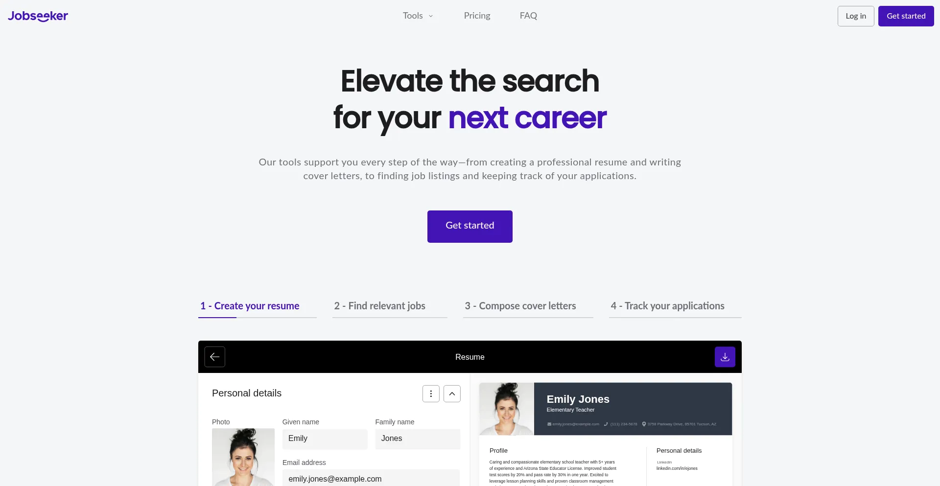 Jobseeker.com Screenshot